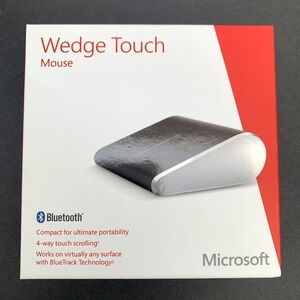 Microsoft Wedge Touch Mouse Bluetooth Compact Wireless 1498 Sealed *Box Damage*